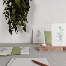 LETTERPRESS KAART - set van 5 incl. enveloppes