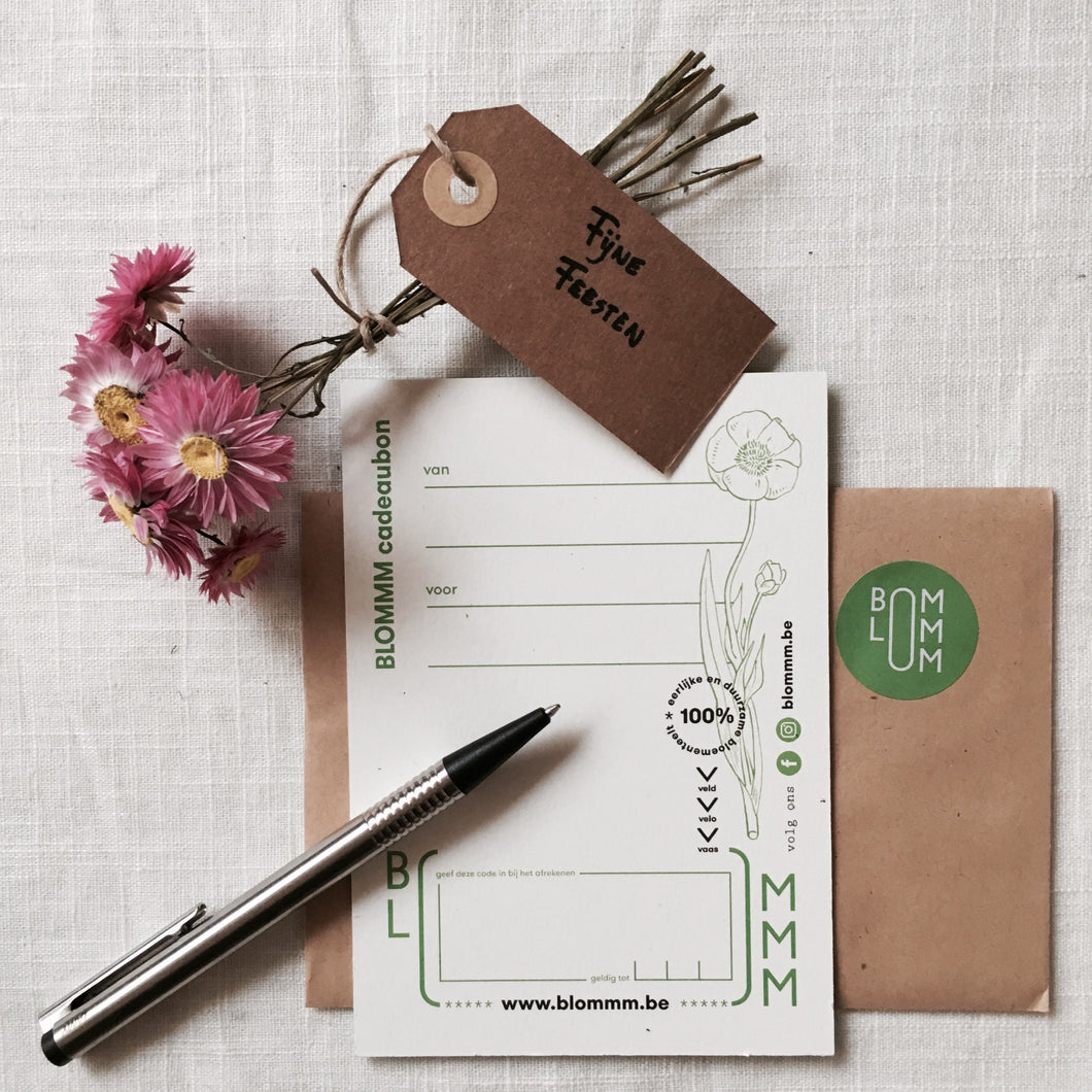 CADEAUBON gedrukt